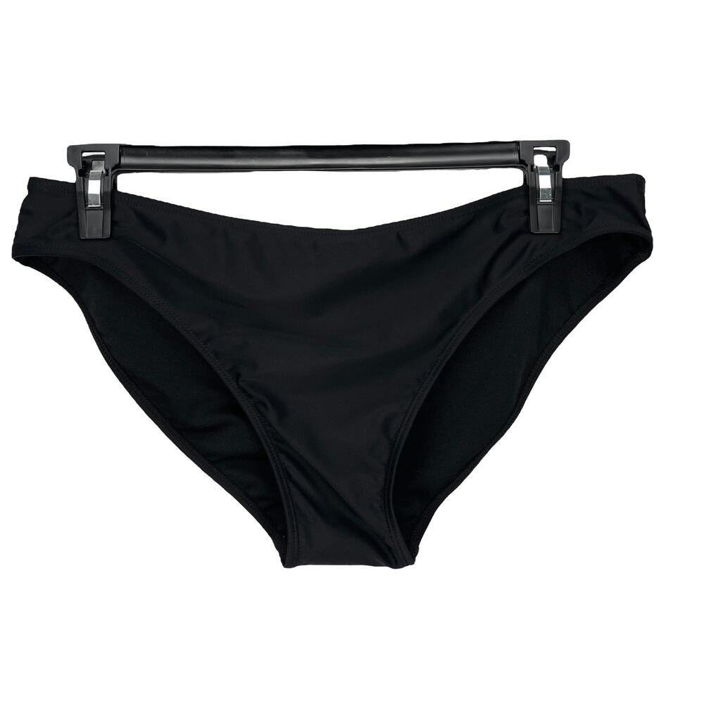 NWT NICOLE MILLER STUDIO Womens BIKINI SWIM BOTTOM Black Size 1X